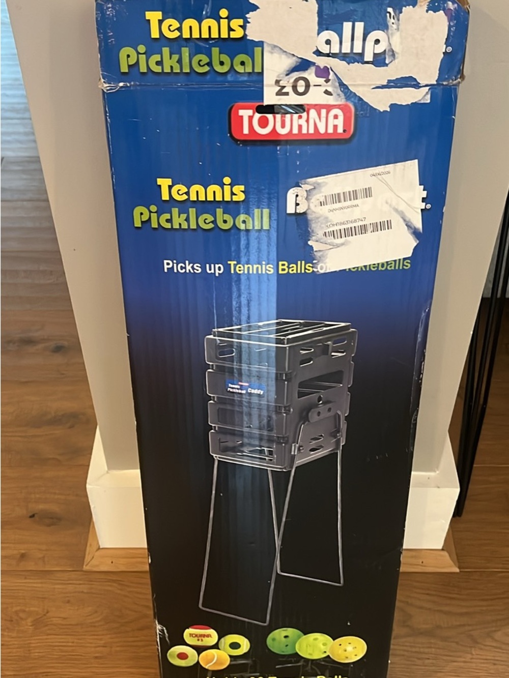 Pickleball & Tennis Ball Basket Caddy Tourna Black - New open box - Picture 5 of 5
